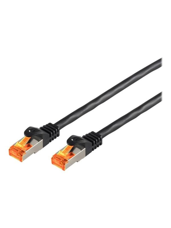 SCONN S-Impuls patch cable - 50 m - black - Sort - 50m