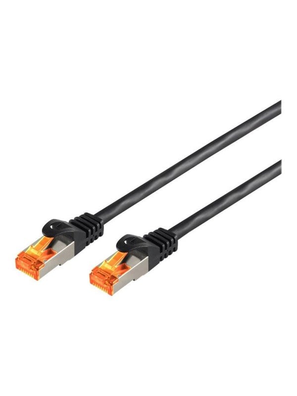 SCONN S-Impuls patch cable - 20 m - black - Sort - 20m