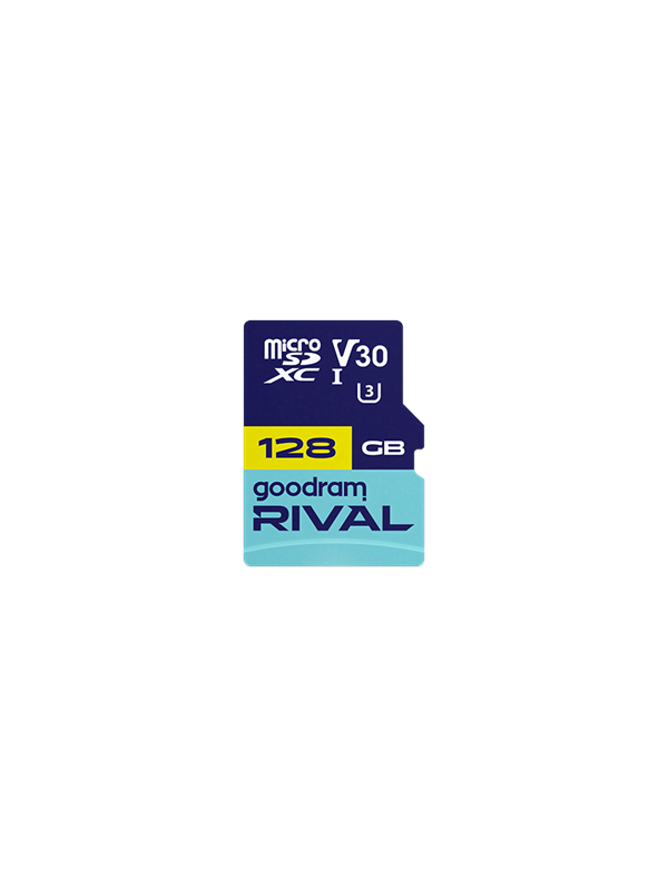 Goodram RIVAL M3AA microSDXC 128 GB V30 UHS-I U3 + SD-adapter