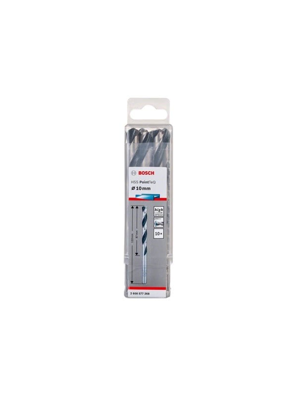 Bosch Metalbor Pointtec HSS-R 10,0mm 10stk - 2608577268