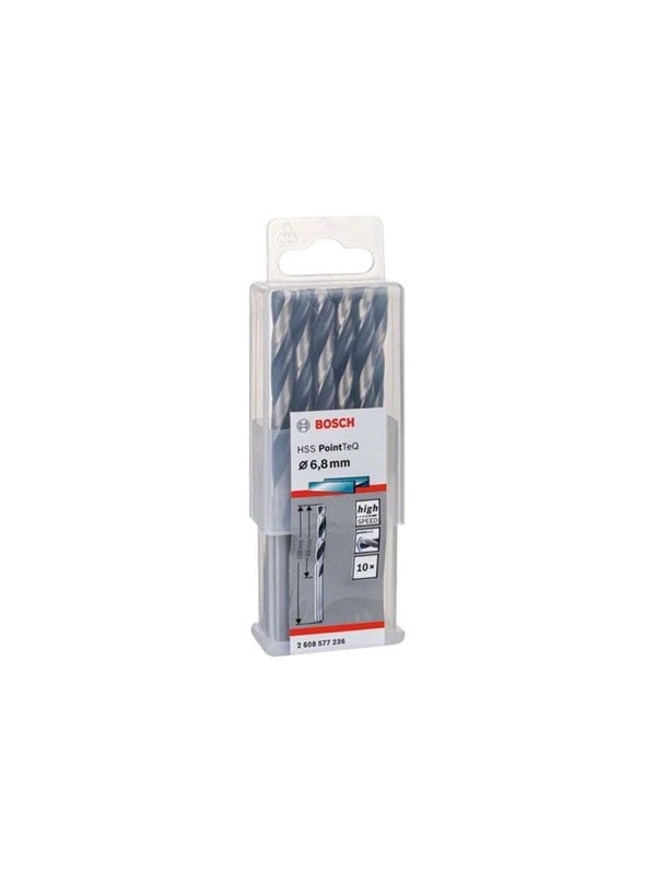 Bosch Metalbor Pointtec HSS-R 6,8mm 10stk - 2608577236