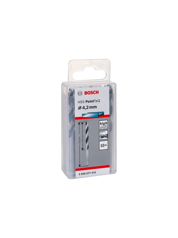 Bosch Metalbor Pointtec HSS-R 4,2mm 10stk - 2608577210
