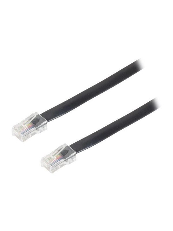 S-Impuls phone cable - 15 m - black - Sort - 15m
