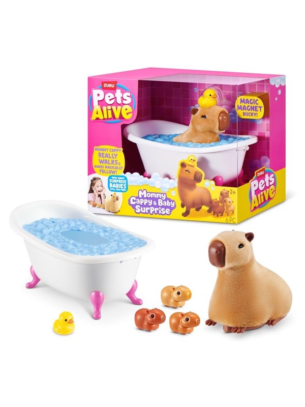 Pets Alive - Mommy Capybara and Baby Surprise