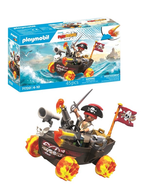 Playmobil Playmobil Action - Funstars Racing Pirate Boat -71720