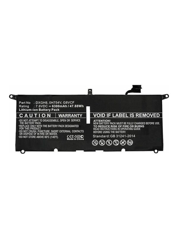 CoreParts - Batteri til bærbar computer - Litium-polymer - 6300 mAh - 47.9 Wh - sort - for Dell XPS 13 9370