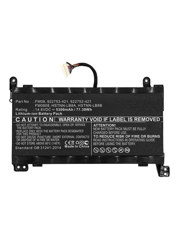CoreParts - laptop battery - with 16-pin connector - Li-Ion - 5.3 Ah - 77 Wh