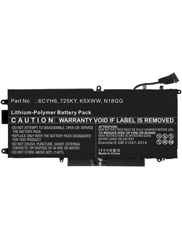 Coreparts Mbxde-ba0186 Laptop Reservedel Batteri