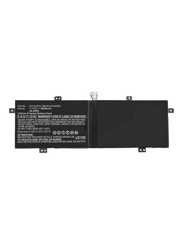 CoreParts - laptop battery - 7.7 V - Li-pol - 6000 mAh - 46.2 Wh