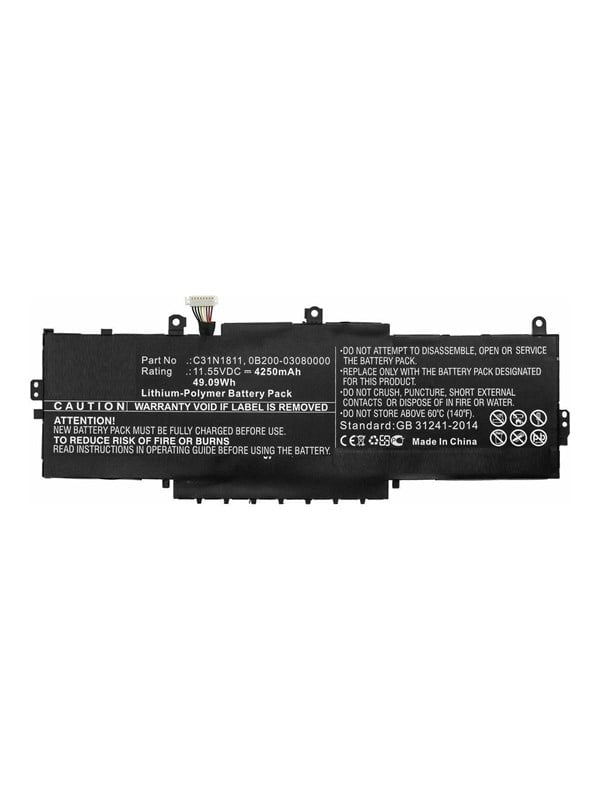 CoreParts - laptop battery - 11.55V - Li-pol - 4250 mAh - 49.09 Wh