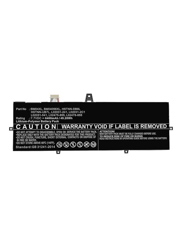 CoreParts - laptop battery - 7.7V - Li-pol - 6800 mAh - 52.36 Wh