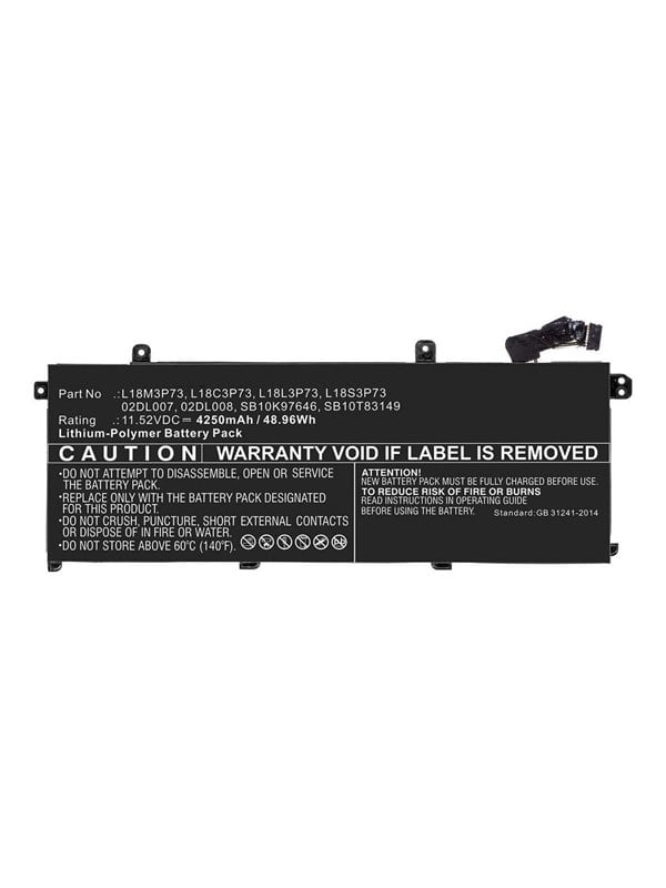 CoreParts - laptop battery - 11.52 V - Li-pol - 4250 mAh - 48.96 Wh
