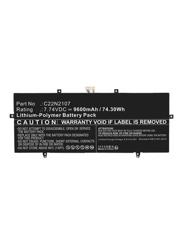 CoreParts - laptop battery - 7.74V - Li-pol - 9600 mAh - 74.3 Wh