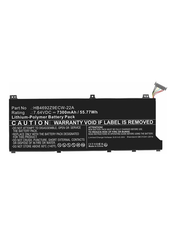 CoreParts - laptop battery - 7.64V - Li-pol - 7300 mAh - 55.77 Wh