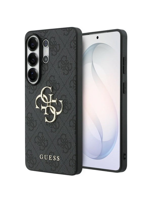 GUESS 4G Big Metal Logo Case for Samsung Galaxy S26 Ultra - Black