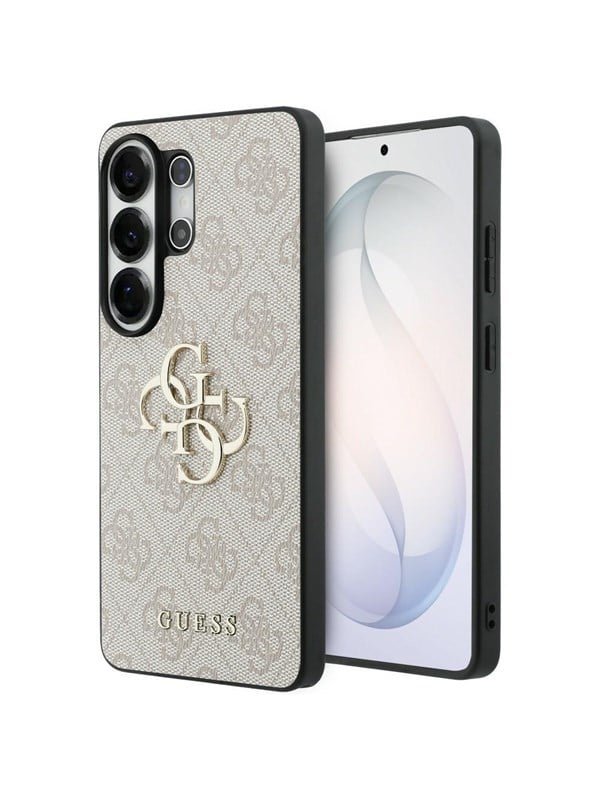 GUESS 4G Big Metal Logo Case for Samsung Galaxy S26 Ultra - Pink