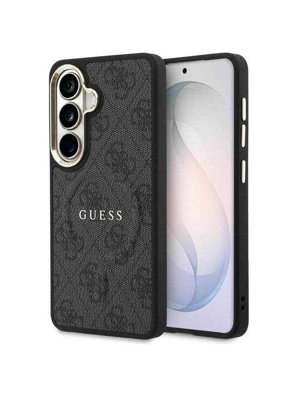 GUESS 4G Embossed Ring MagSafe case for Samsung Galaxy S26+ - black