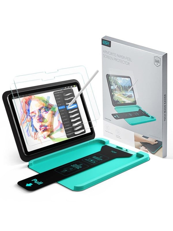 ESR hærdet glas ESR PAPER FEEL 2-pack til iPad 10.9” (10/2022) og 11” (11/2025) CLEAR