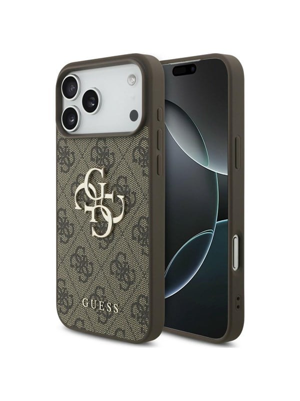 GUESS 4G Big Logo Case for iPhone 17 Pro / 18 Pro - Brown