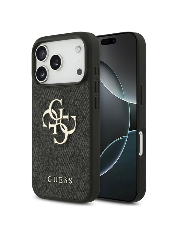 GUESS 4G Big Logo Case for iPhone 17 Pro / 18 Pro - Black