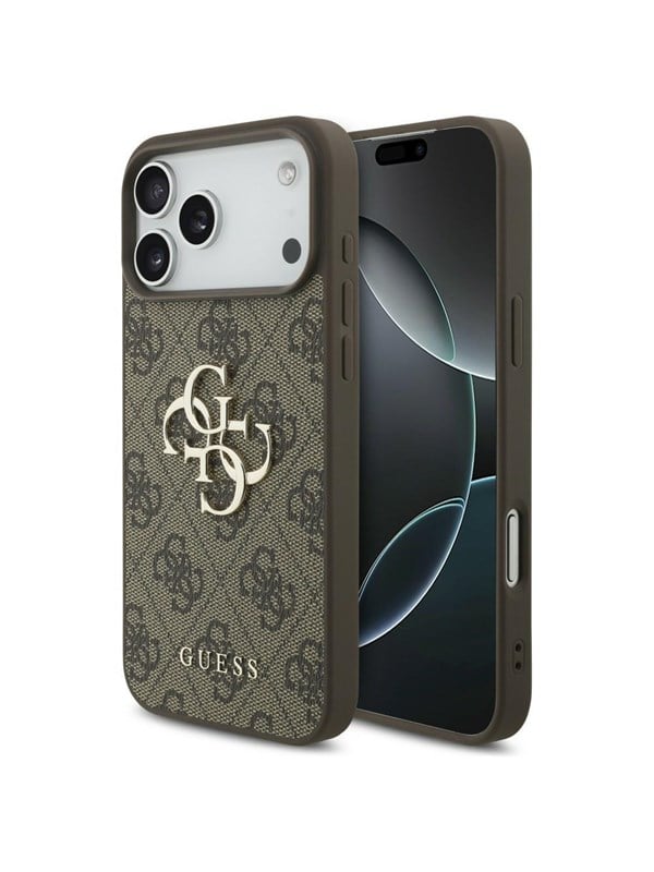 GUESS 4G Big Logo Case for iPhone 17 Pro Max / 18 Pro Max - Brown