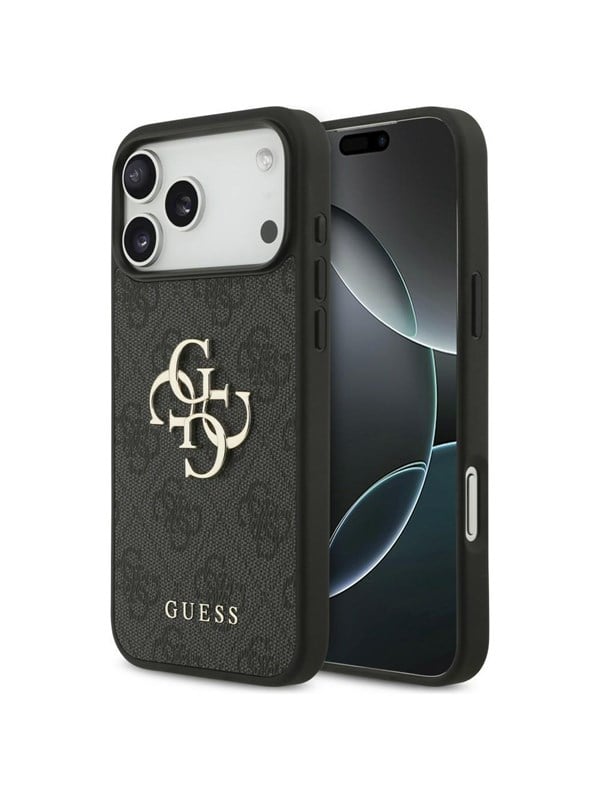 GUESS 4G Big Logo Case for iPhone 17 Pro Max / 18 Pro Max - Black