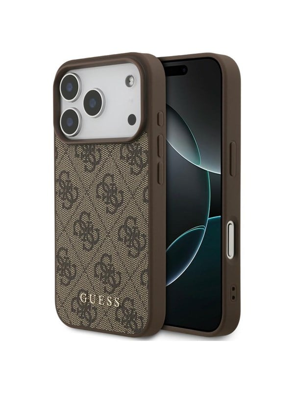 GUESS 4G Classic Case for iPhone 17 Pro / 18 Pro - Brown