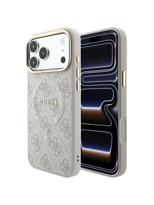 GUESS Embossed 4G Classic MagSafe Case for iPhone 17 Pro / 18 Pro - Pink
