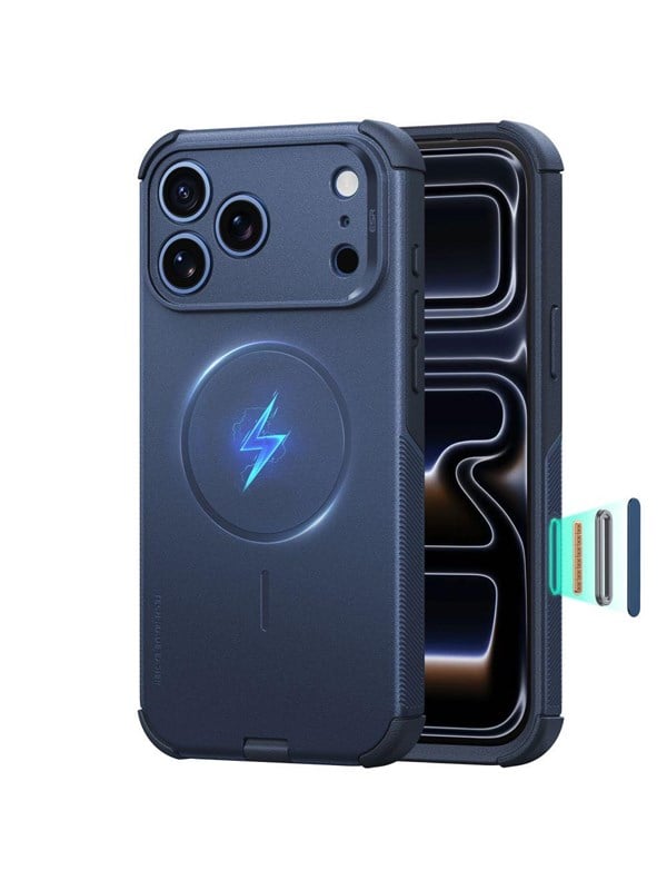 ESR Cyber ​​Tough MagSafe Case for iPhone 18 Pro Max / 17 Pro Max - Navy Blue