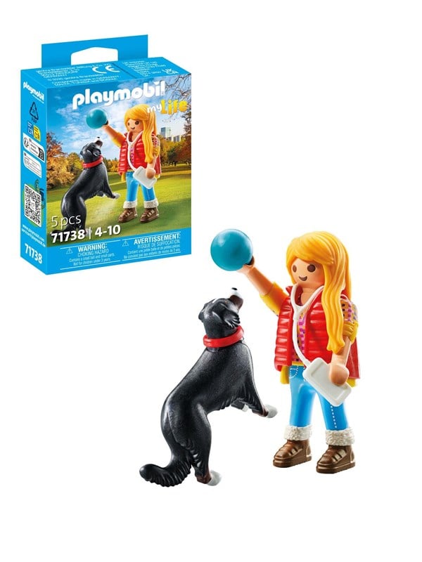 Playmobil Playmobil My Life - My Life Woman with Mountain Dog - 71738