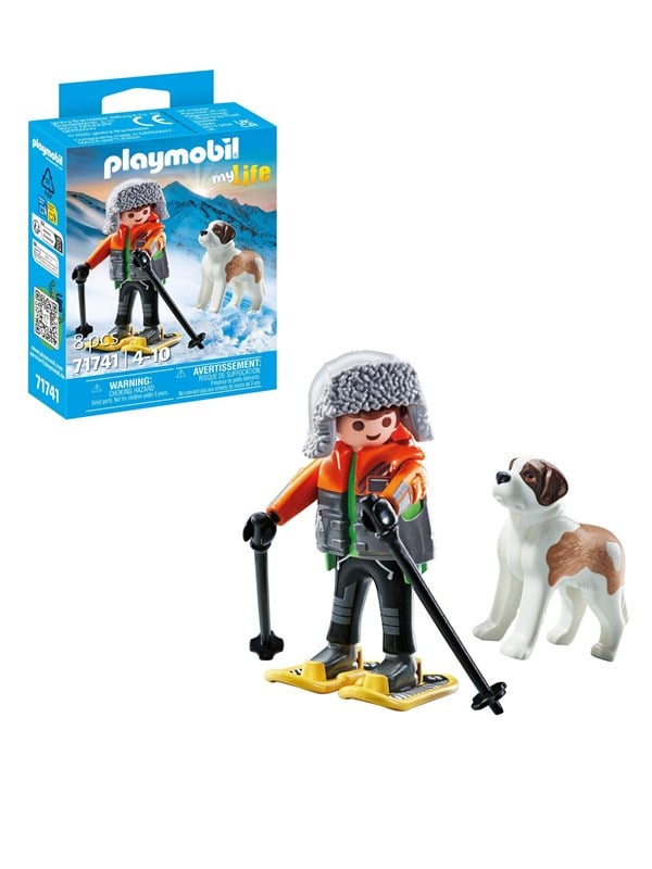 Playmobil Playmobil My Life - My Life Walker with Saint Bernard - 71741