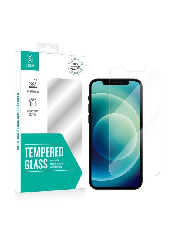 SiGN Tempered Glass Screen Protector for iPhone 12/12 Pro