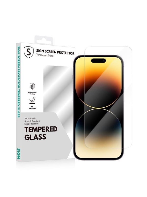 SiGN Tempered Glass Screen Protector for iPhone 14 Pro