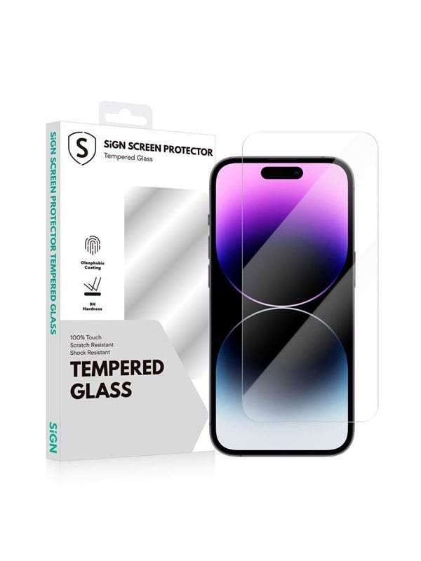 SiGN Tempered Glass Screen Protector for iPhone 14 Pro Max