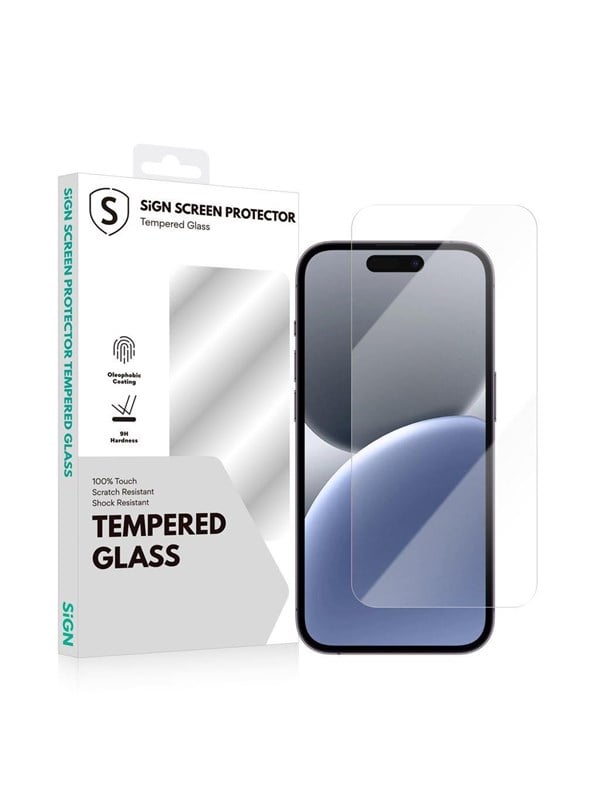 SiGN Tempered Glass Screen Protector for iPhone 16 Plus