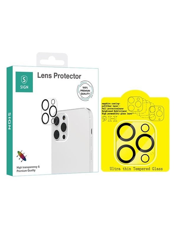 SiGN Lens Protector Tempered Glass for iPhone 13 Pro & iPhone 13 Pro Max