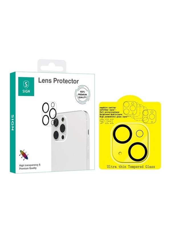 SiGN Lens Protector Tempered Glass for iPhone 14 & iPhone 14 Plus