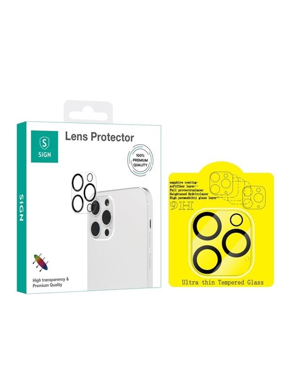 SiGN Lens Protector Tempered Glass for iPhone 14 Pro & iPhone 14 Pro Max