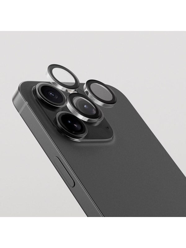 SiGN Lens protector in tempered glass for iPhone 14 Pro /16 Pro /14 Pro Max/16 Pro Max - Black/transparent