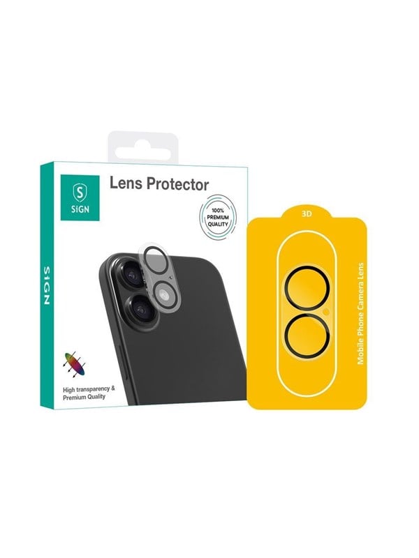 SiGN Lens protector in tempered glass for iPhone 17