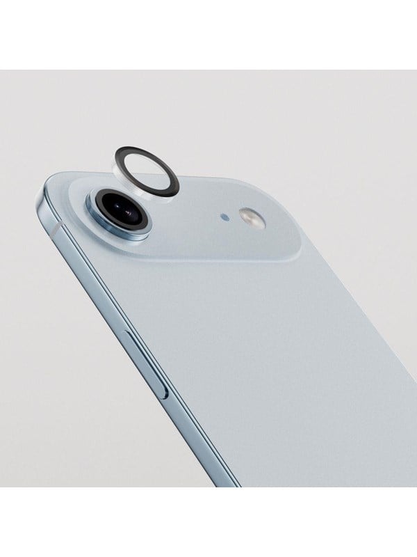 SiGN Lens protector in tempered glass for iPhone Air - Black/transparent