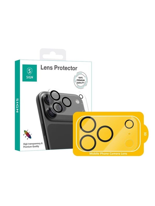 SiGN Lens protector in tempered glass for iPhone 17 Pro Max