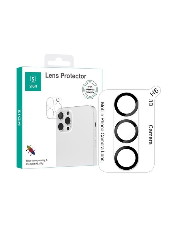 SiGN Samsung Galaxy S25 Lens Cover in Tempered Glass