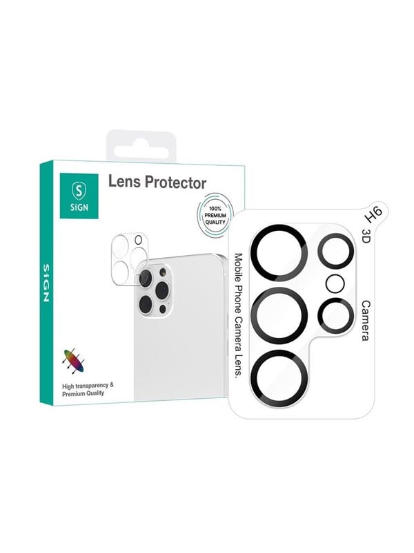 SiGN Samsung Galaxy S25 Ultra Lens Protector in Tempered Glass
