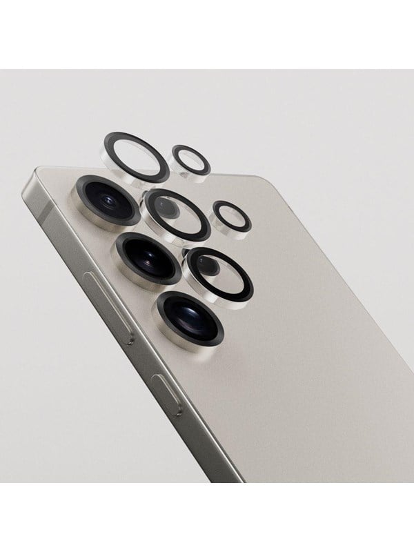 SiGN Lens protector in tempered glass for Samsung Galaxy S25 Ultra - Black/transparent
