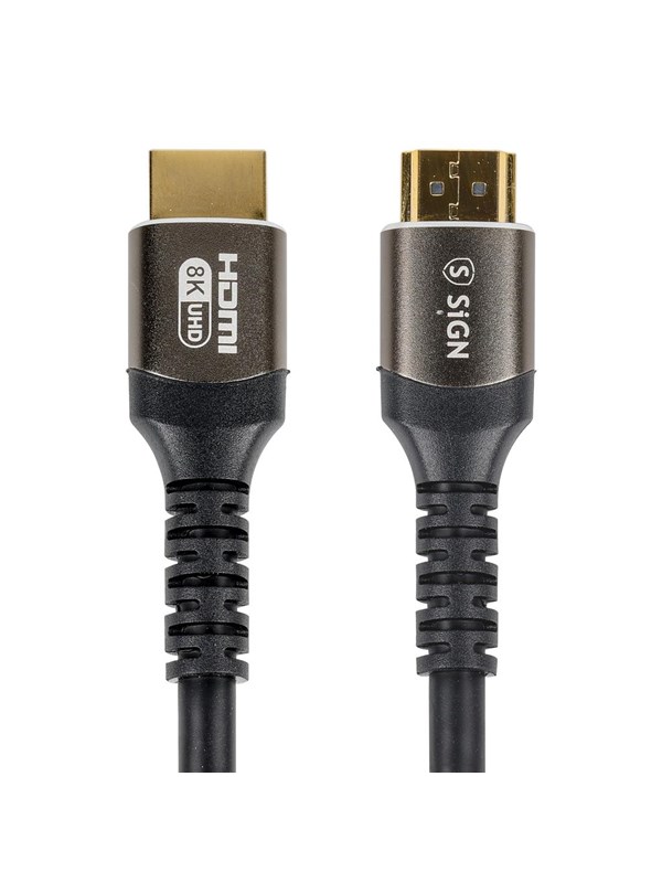 SiGN Premium HDMI 2.1 to HDMI 2.1 Cable 8K - 1m - Black
