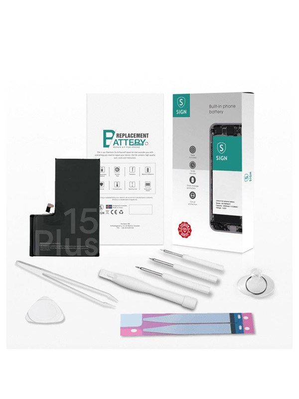 SiGN Complete Battery Replacement Kit - iPhone 15 plus