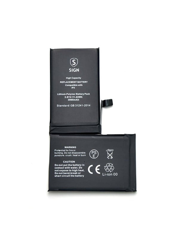 SiGN iPhone X High capacity battery - 3000mAh