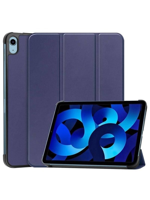 SiGN Tri-Fold Cover med Stativ for iPad 10.9" 2022 / iPad 11" 2025 - Dark Blue