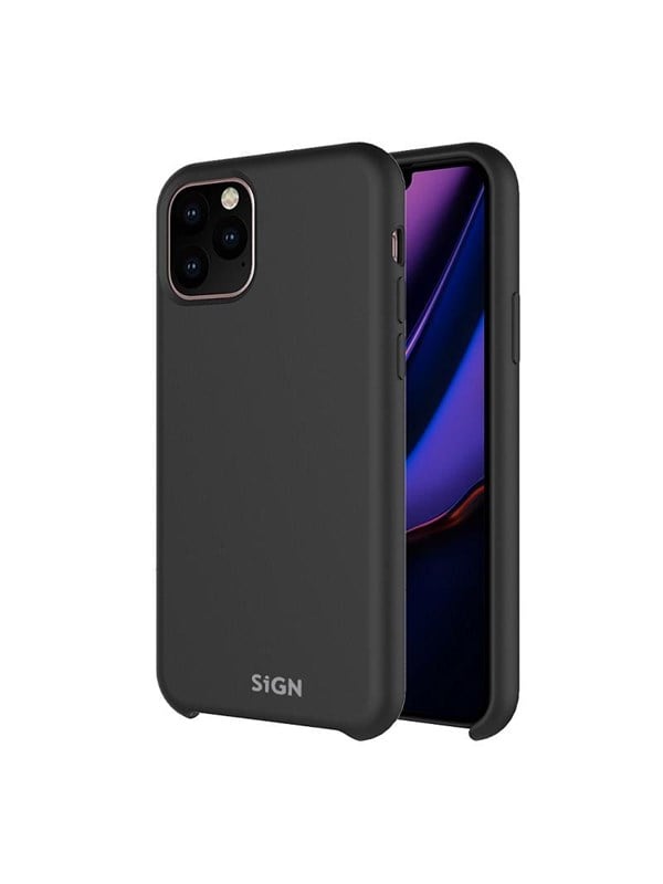 SiGN Liquid Silicone Case for iPhone 11 Pro Max - Black